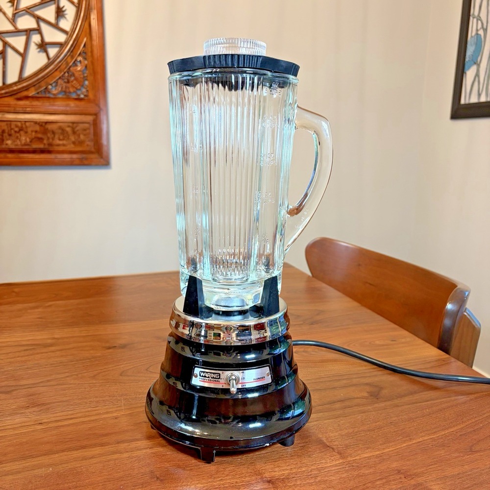 Waring Professional Blender Model 37BL35 Black 40oz Glass Pitcher 2-Speed 120V